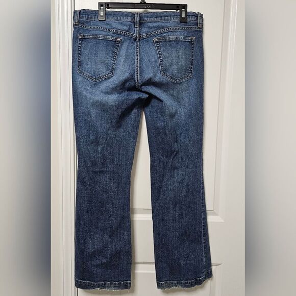 Gap Jeans Women’s 14R (35x30.5) Long & Lean Stretch Blue Denim Mid Rise Bootcut - Picture 7 of 9